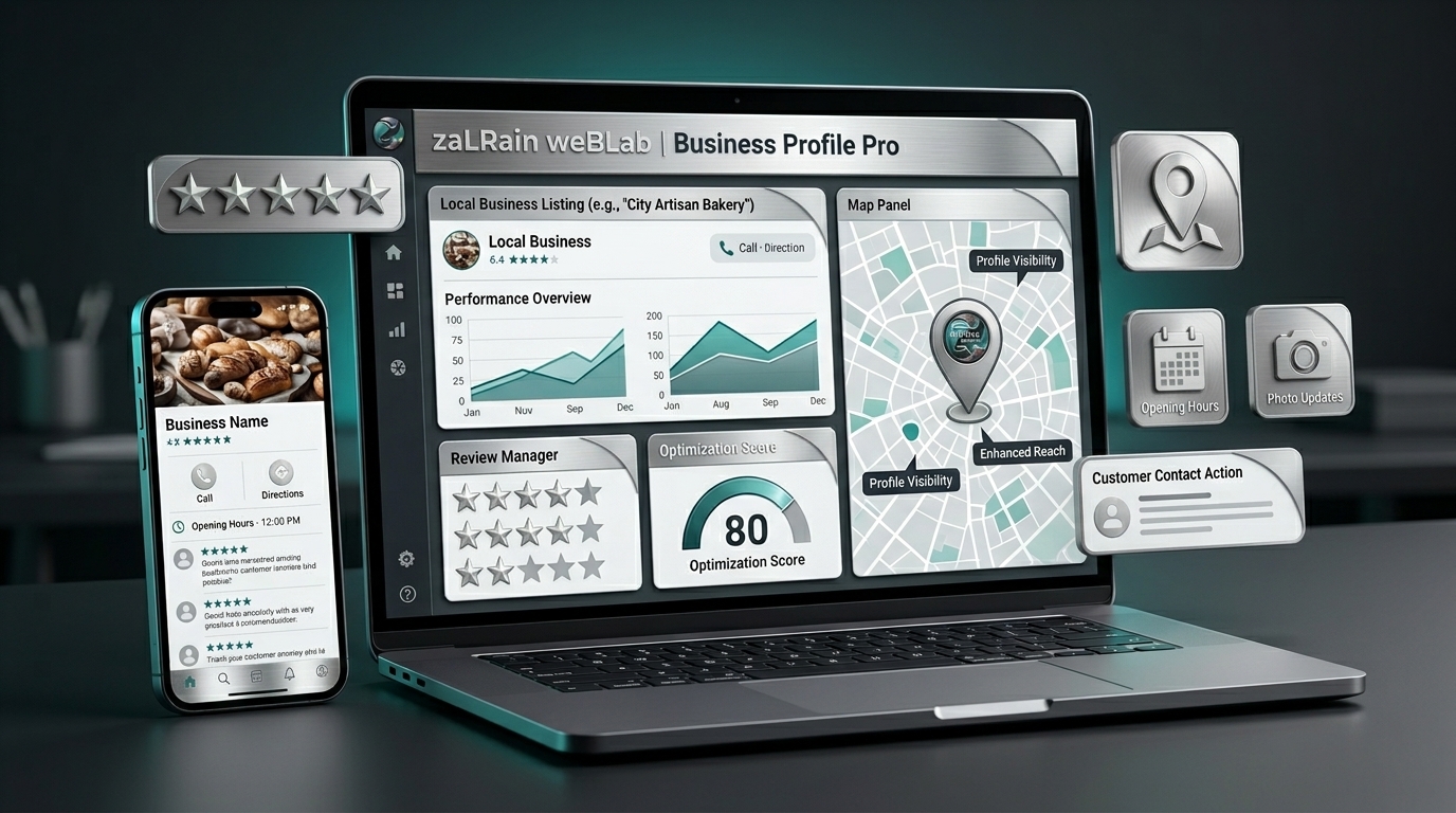 Google Business Profile management concept